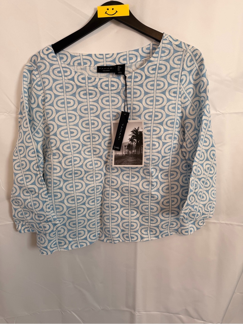 Women’s Tahari Linen Blouse NWT